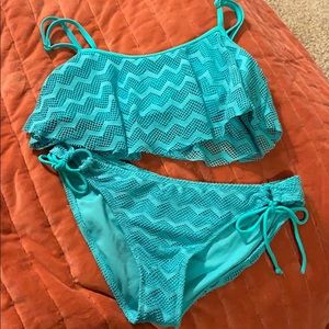 Blue chevron Roxy bikini!